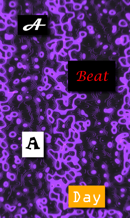 Day 1 - A Beat A Day Keeps The Doctor Away