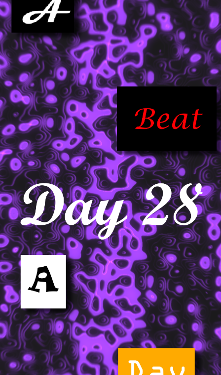 Day 28 - A Beat A Day Keeps The Doctor Away