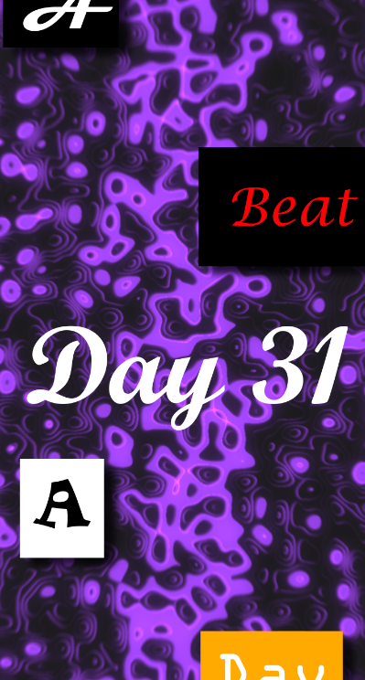 Day 31 - A Beat A Day Keeps The Doctor Away